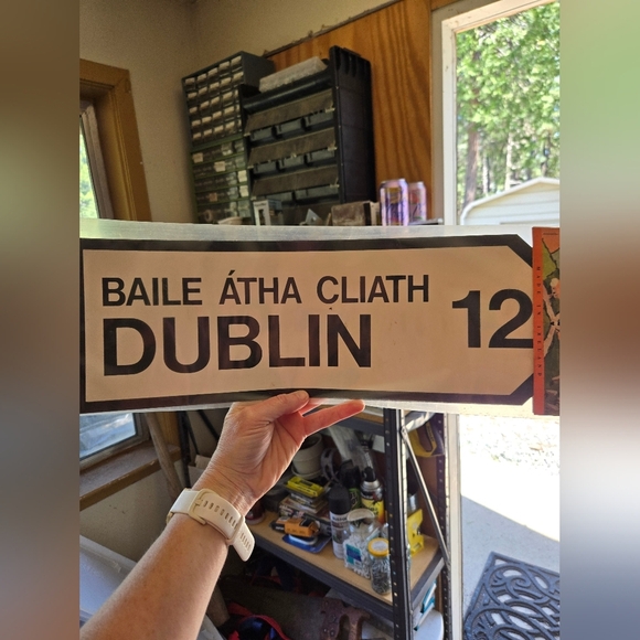 Plastic Dublin Sign In Package - Picture 1 of 3